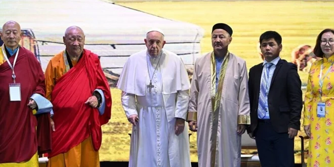 En Mongolie Le Pape Fran Ois Pr Ne La Fraternit Entre Les Religions Interfil Algerie