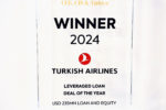 Turkish Airlines was Honored with Leveraged Loan Deal of the Year Award by Global Banking & Markets.