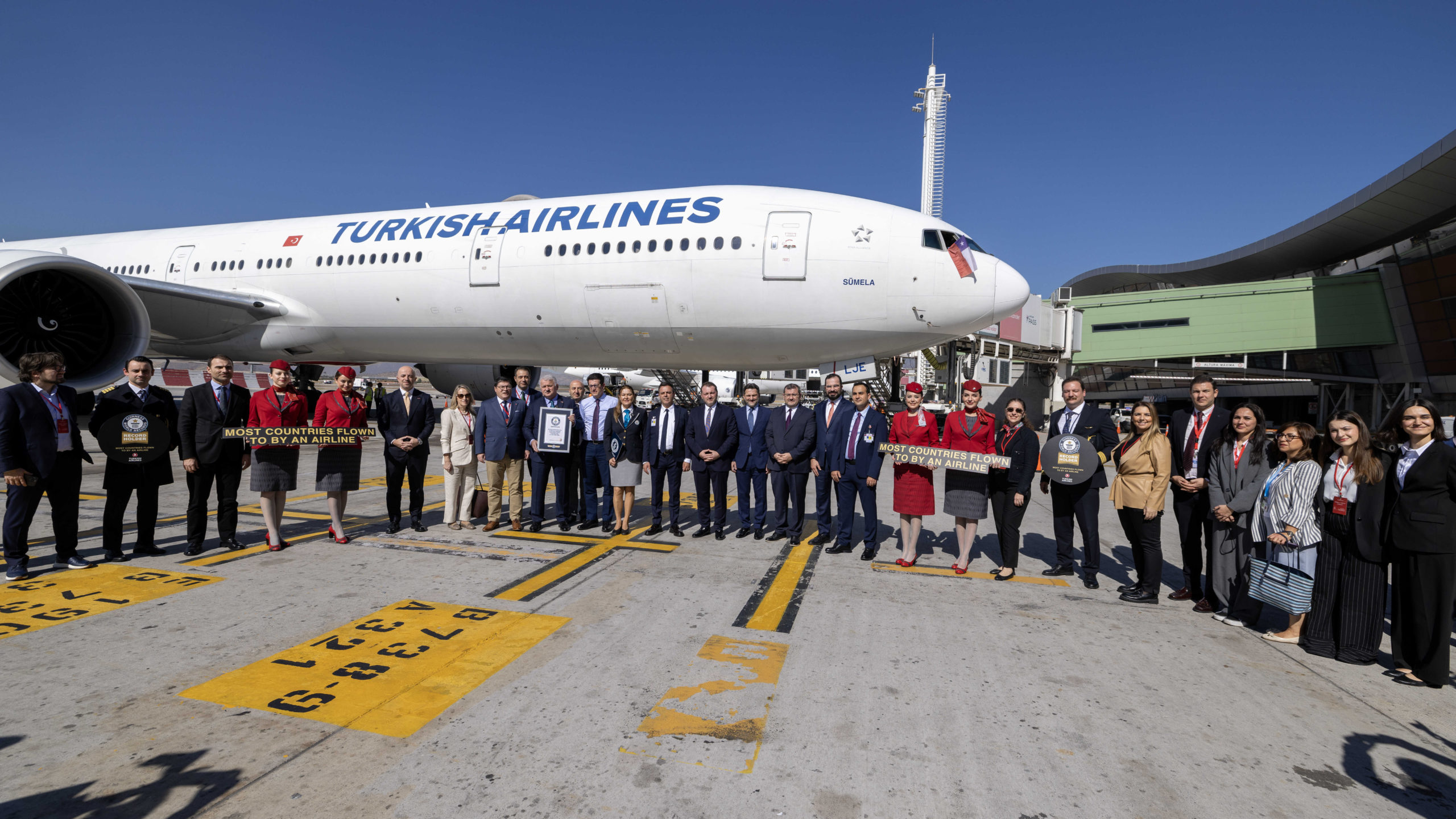 Turkish Airlines Sets Guinness World Records Title For The Most Countries Flown To By An