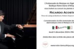 Récital du pianiste mexicain Ricardo Acosta à la   Basilique Notre-Dame d’Afrique